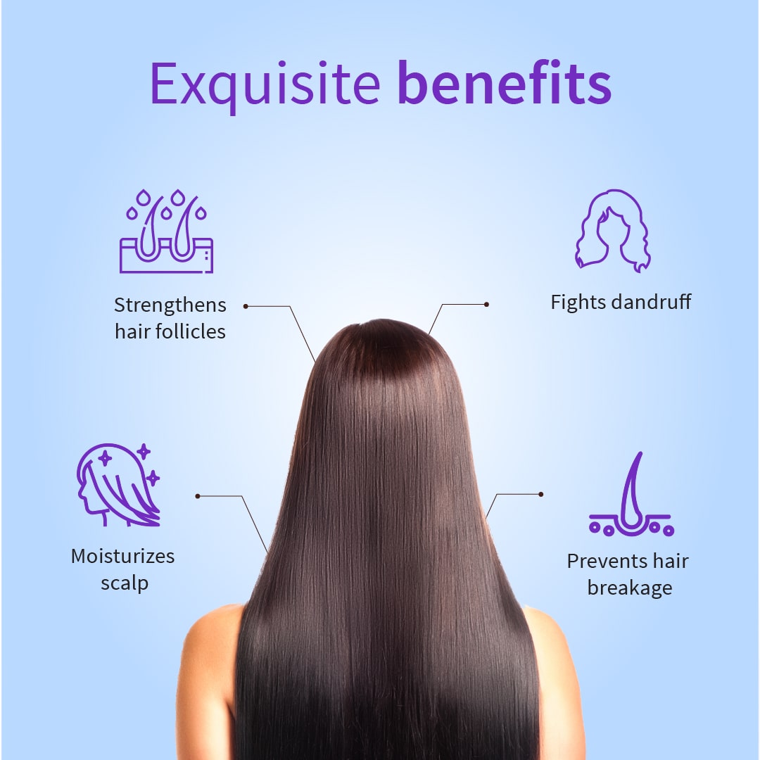 Healthy Hair Shampoo With Bhringraj and Shikakai ( Net Qty- 200ml ) - Ayouthveda