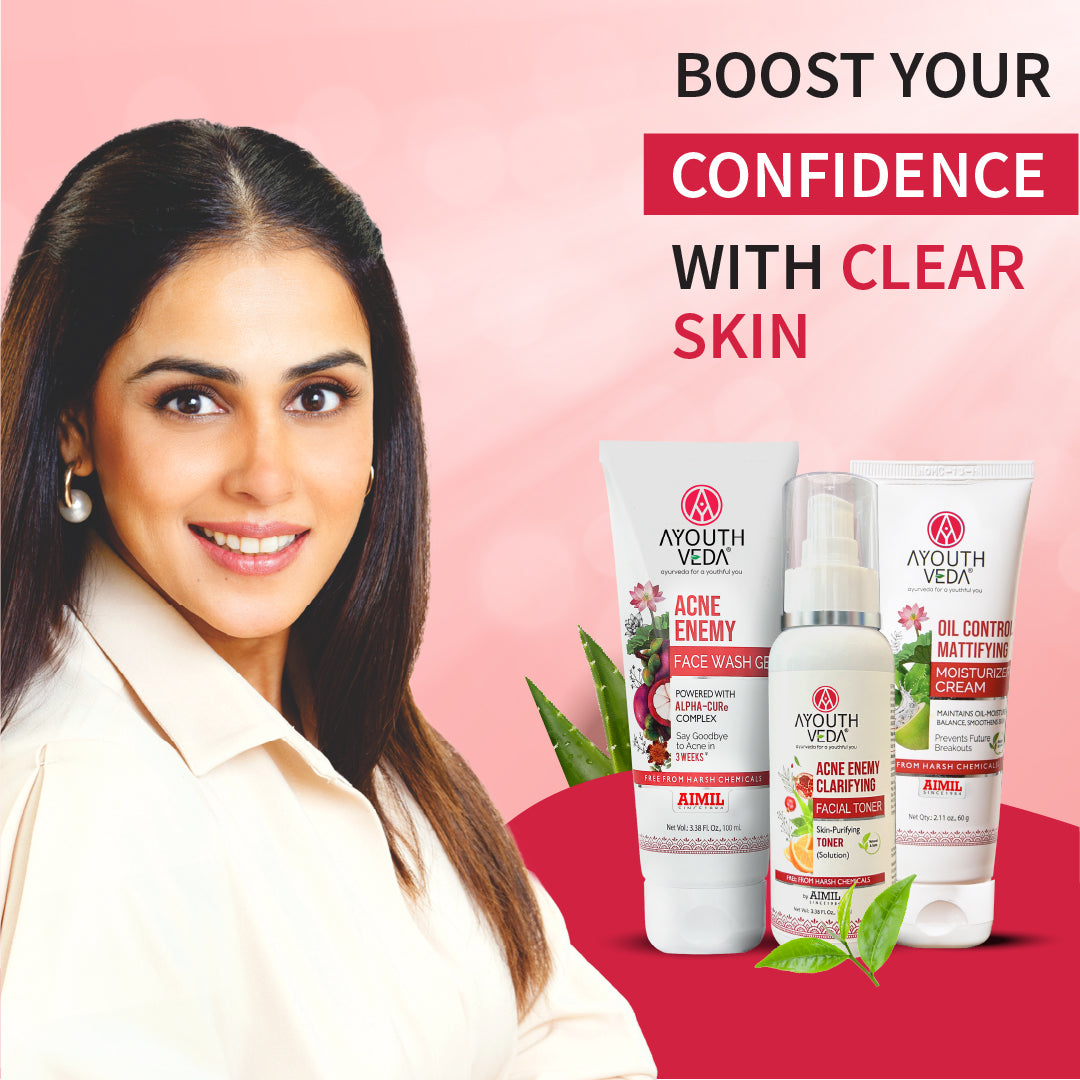 Anti Acne CTM Regimen | Acne face wash 100 ml , Acne Toner 100ml , Oil Control Cream 60g