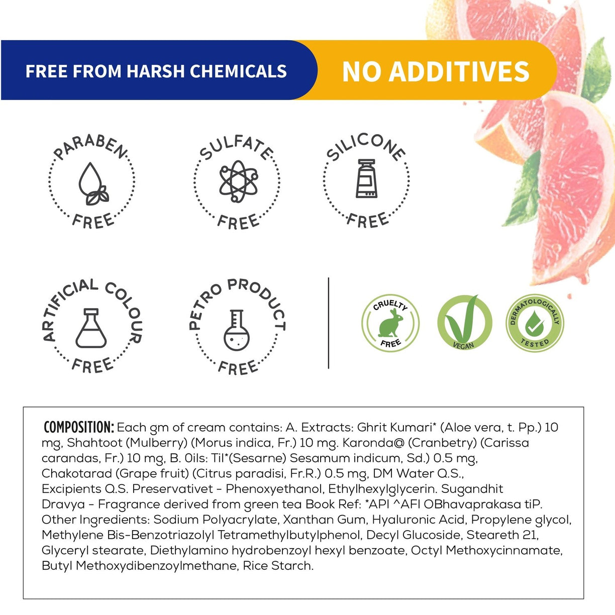 Ayouthveda Sun Turn Cream SPF 30 with Hyaluronic Acid for Broad Spectrum Photostable Protection Net qty.- 60 g