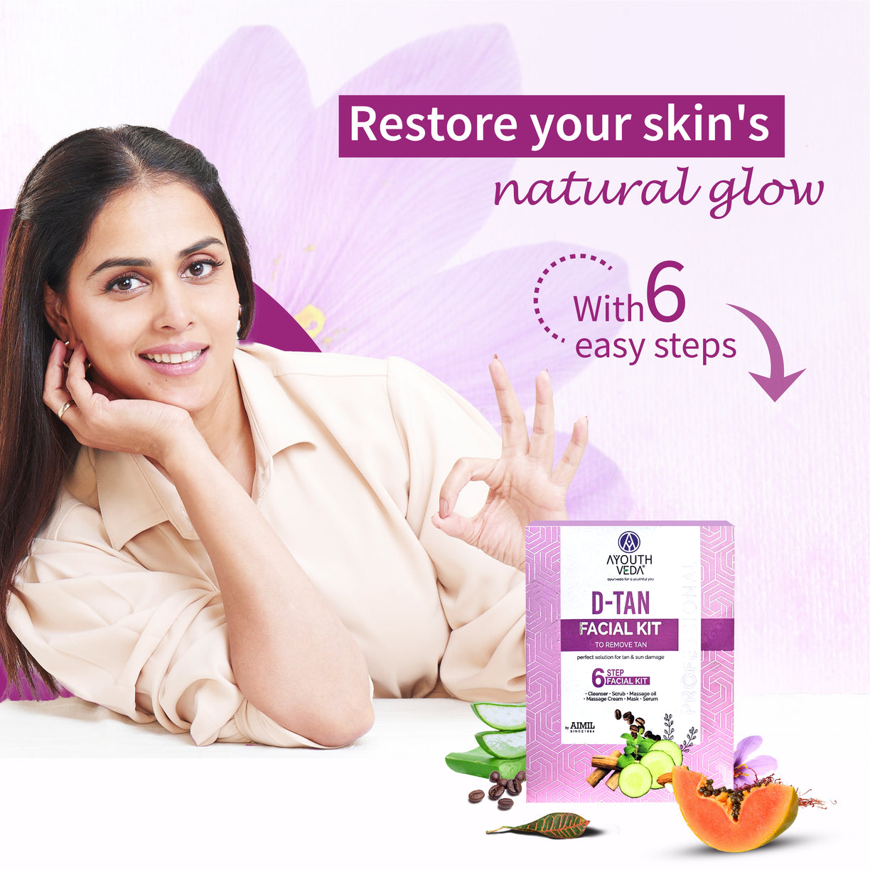 D-TAN Facial Kit 40g