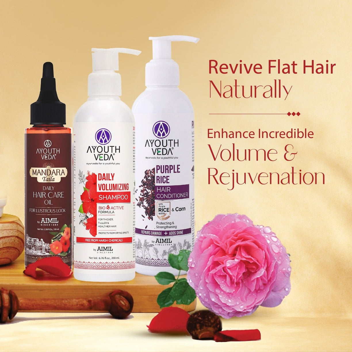 Hair Volumizing Regimen - Ayouthveda