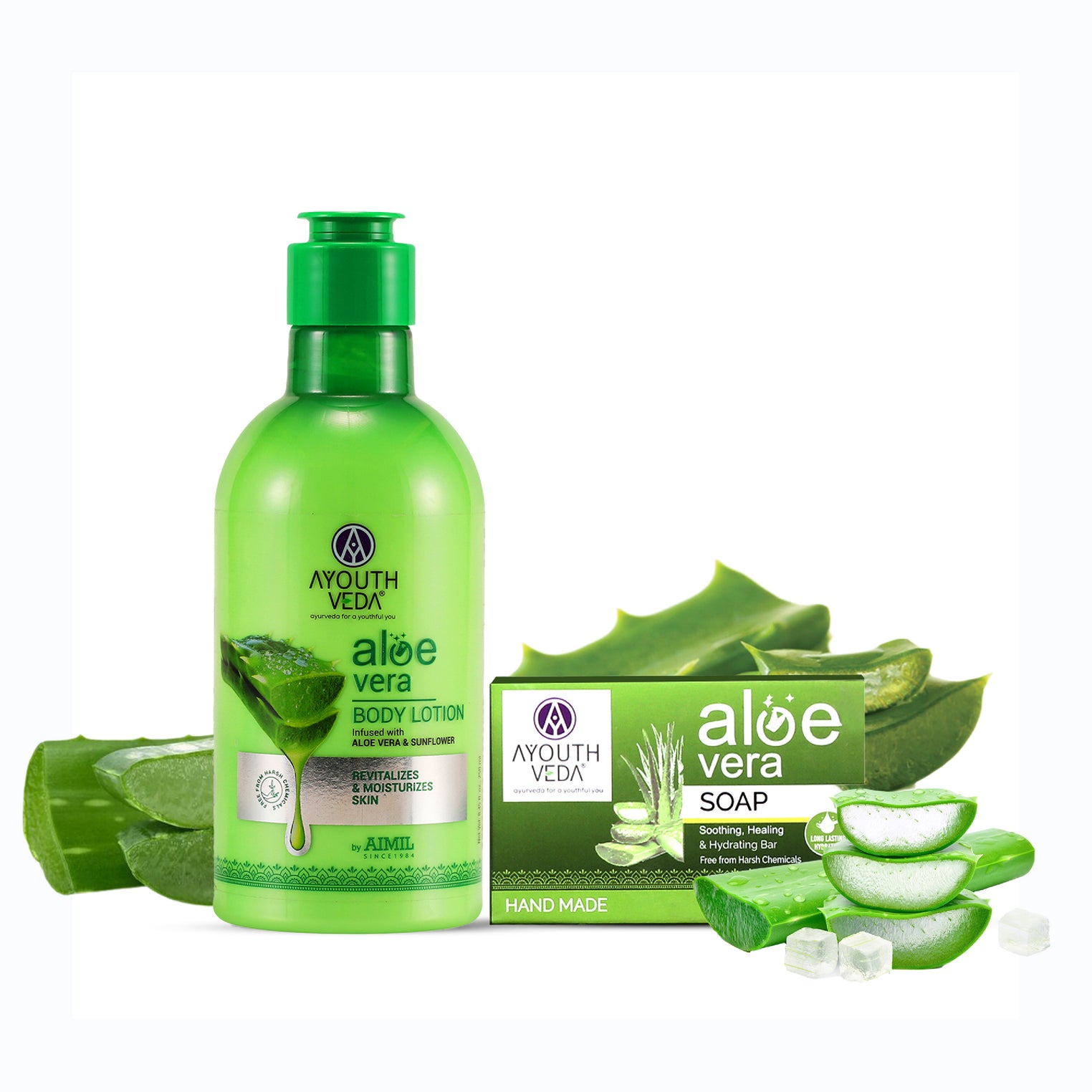 Aloe Vera Soap 100g + Aloe Vera Body Lotion 250 ml
