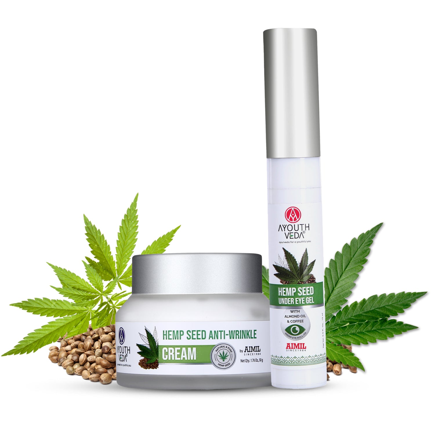 Hemp Anti Wrinkle Cream + Hemp Under Eye Gel