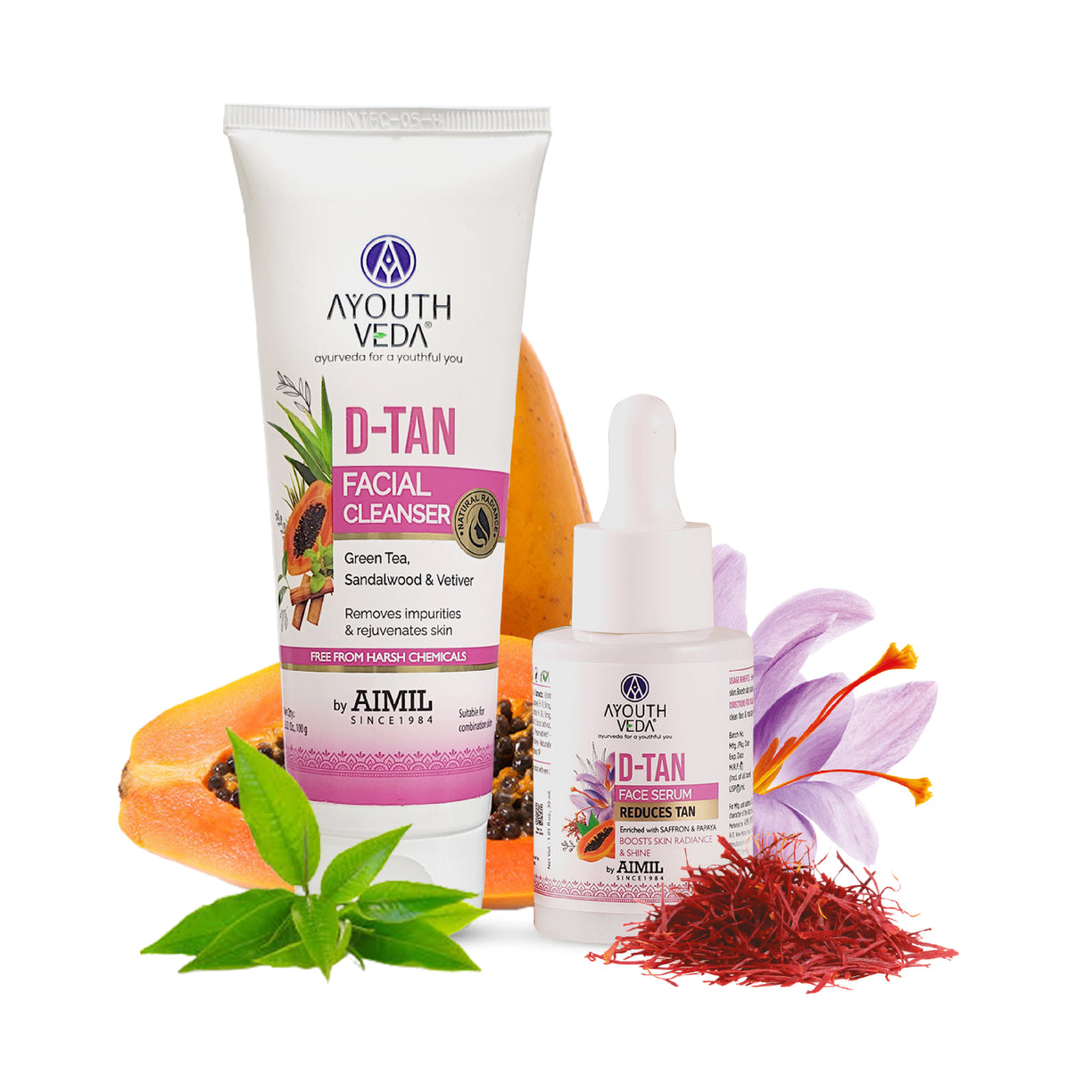 D-tan Serum 30 ml +  D-tan Cleanser 100g