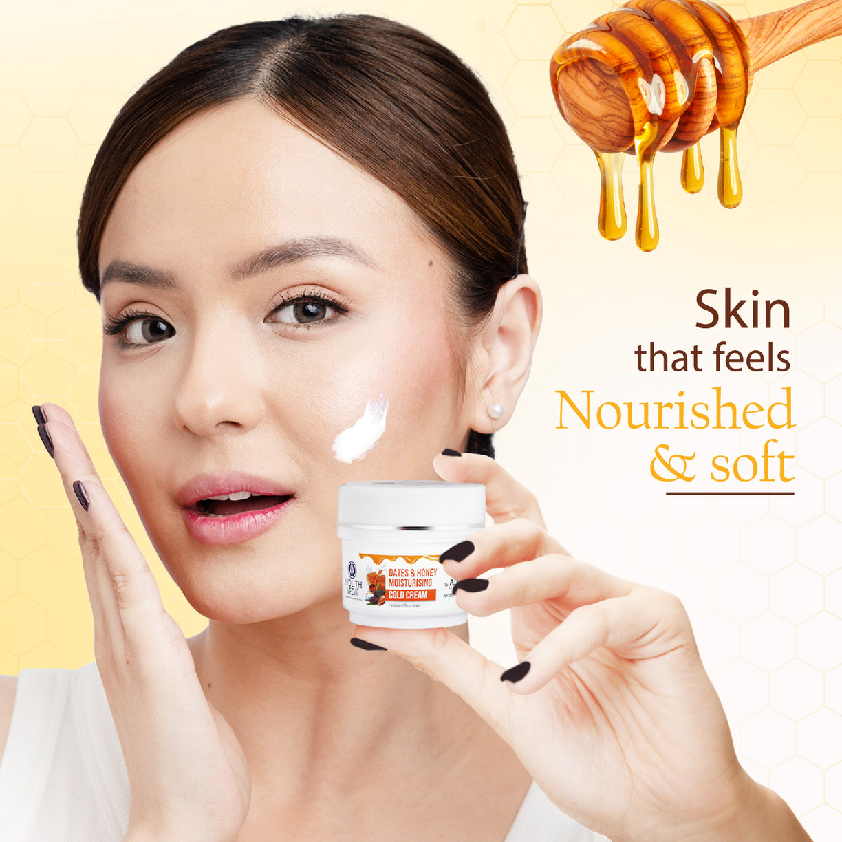 Dates & Honey Moisturising Cold Cream ( Net Qty -50g) - Ayouthveda