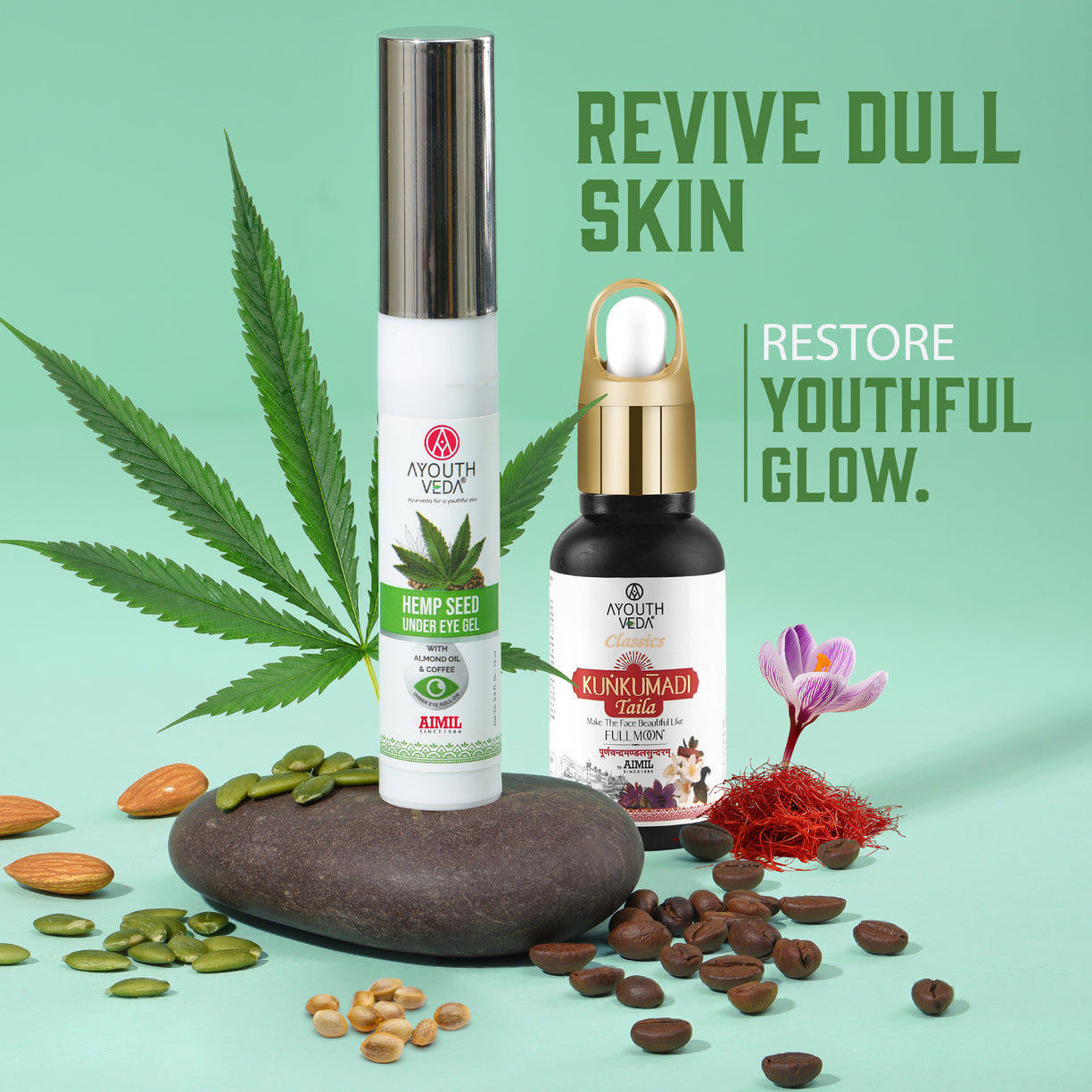 Kunkumadi Taila + Hemp Under Eye Gel