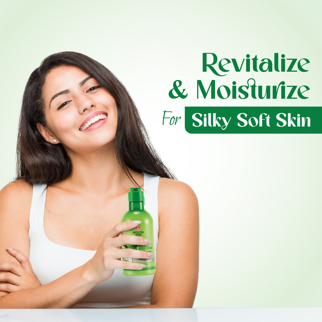 Ayouthveda Aloe Vera Body Lotion | Hydrating & Revitalizing Moisturizer with Aloe Vera & Sunflower for All Skin Types | Non-Greasy, Nourishing Lotion for Soft, Smooth Skin – 250ml