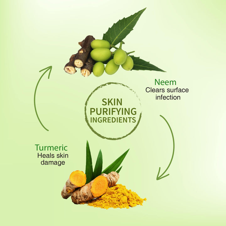 Neem & Turmeric Soap 100 g - Ayouthveda