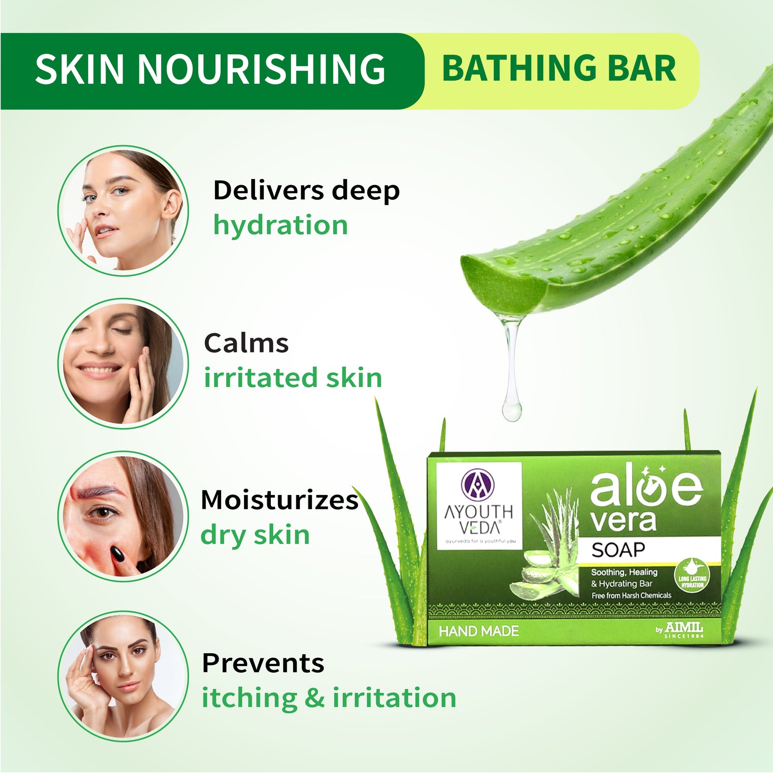 Aloe Vera Soap 100g + Aloe Vera Body Lotion 250 ml