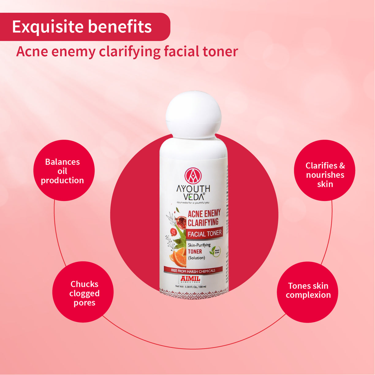 Anti Acne CTM Regimen | Acne face wash 100 ml , Acne Toner 100ml Oil Control Cream 60g