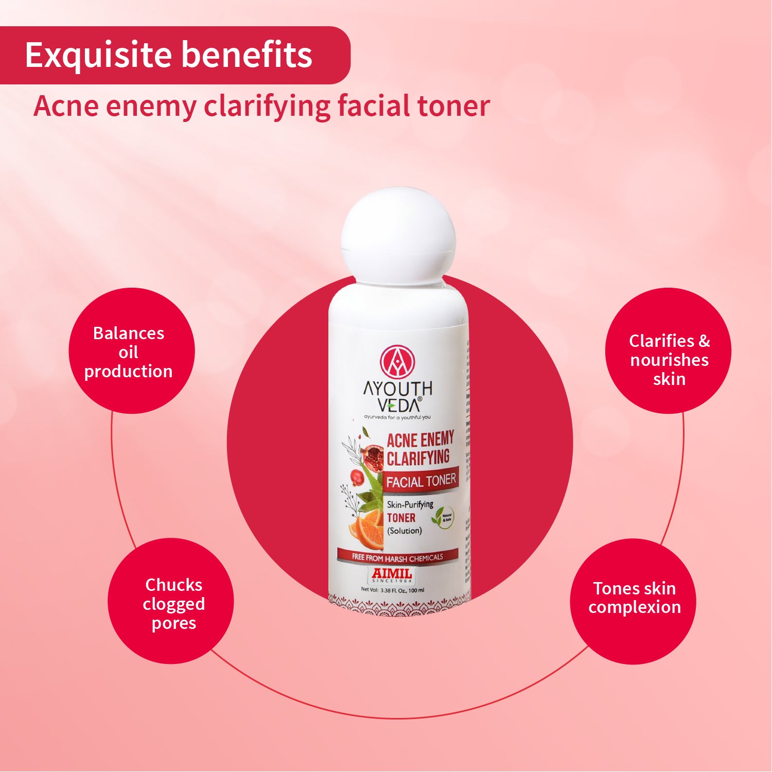 Anti Acne CTM Regimen | Acne face wash 100 ml , Acne Toner 100ml Oil Control Cream 60g