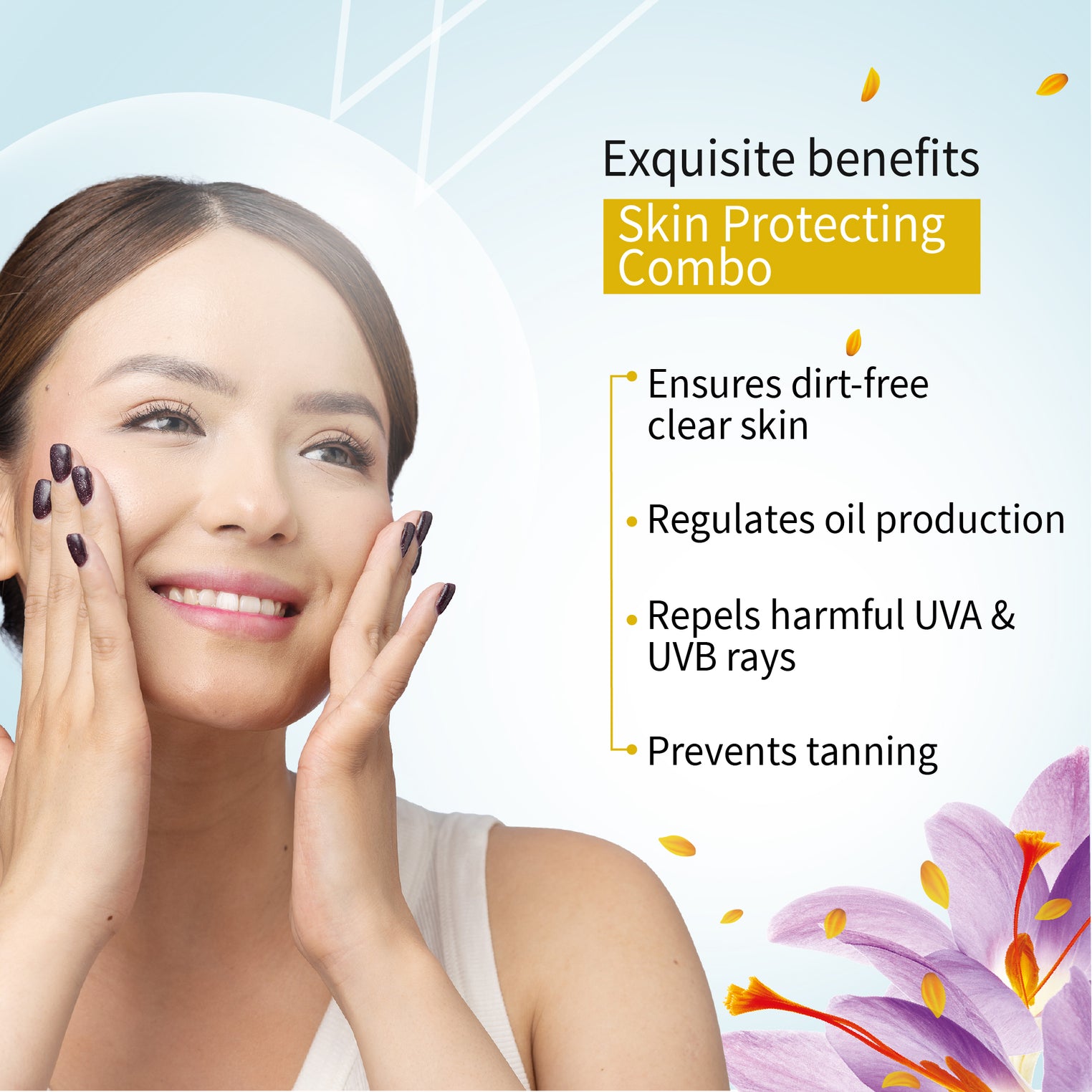 Skin Protecting Combo: Charcoal Face Wash (100 ml), Sun Turn Cream SPF 30 (60 gm)