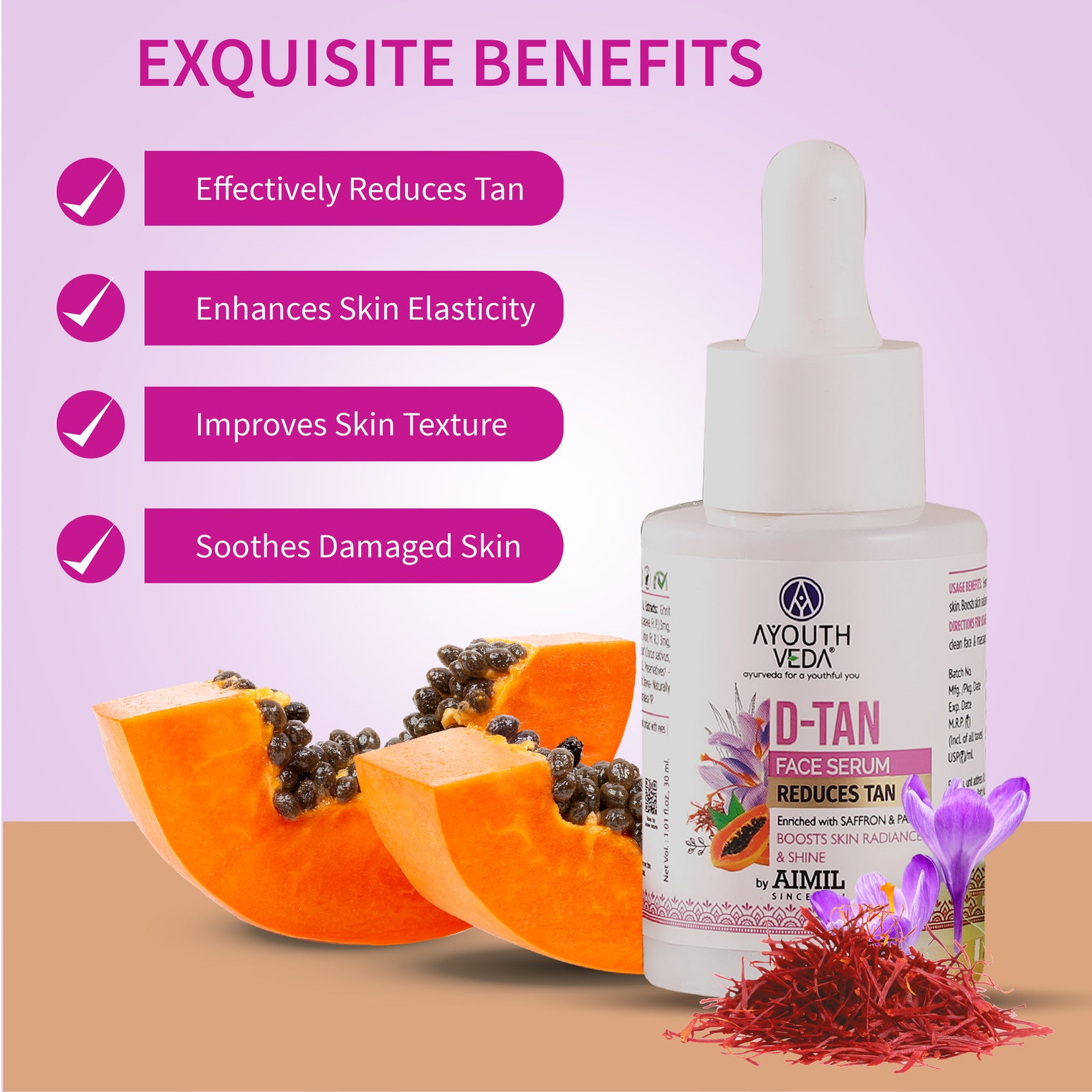 D-tan Serum 30 ml +  D-tan Cleanser 100g