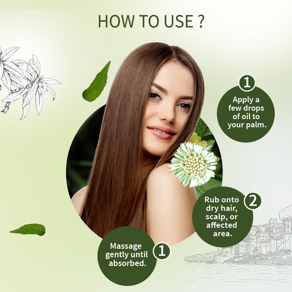 Ayouthveda Bhrngaraja Taila | Hair Strengthening Oil Fortified With Bhringraj & Manjistha | Reduces Hair Loss, Boosts Growth & Improves Scalp Health | With 10 Nourishing Herbs & Oils for Soft, Strong & Beautiful Hair | Net Qty 100 ml