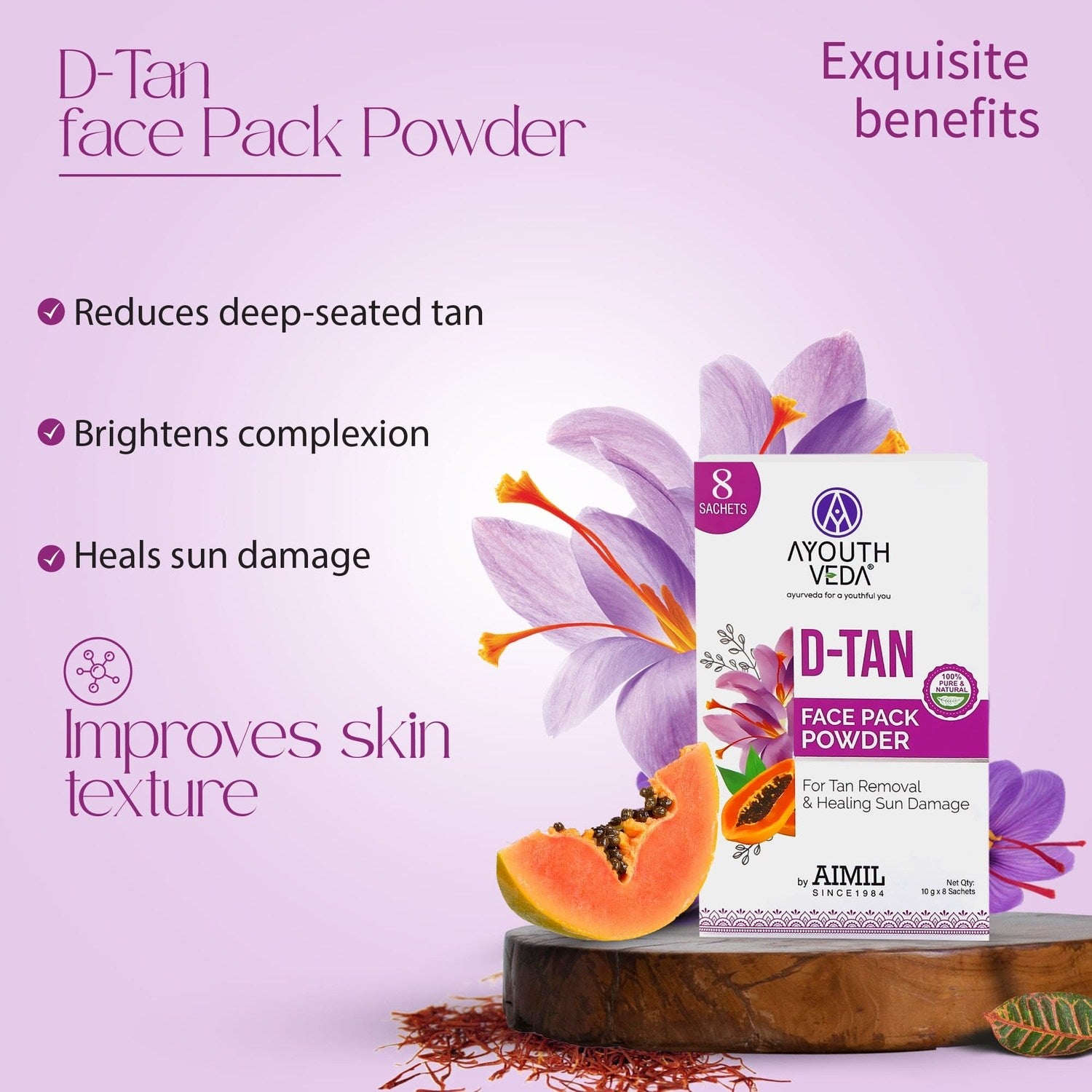 Tan Free Glowing Skin Combo | D-Tan Regimen - Ayouthveda