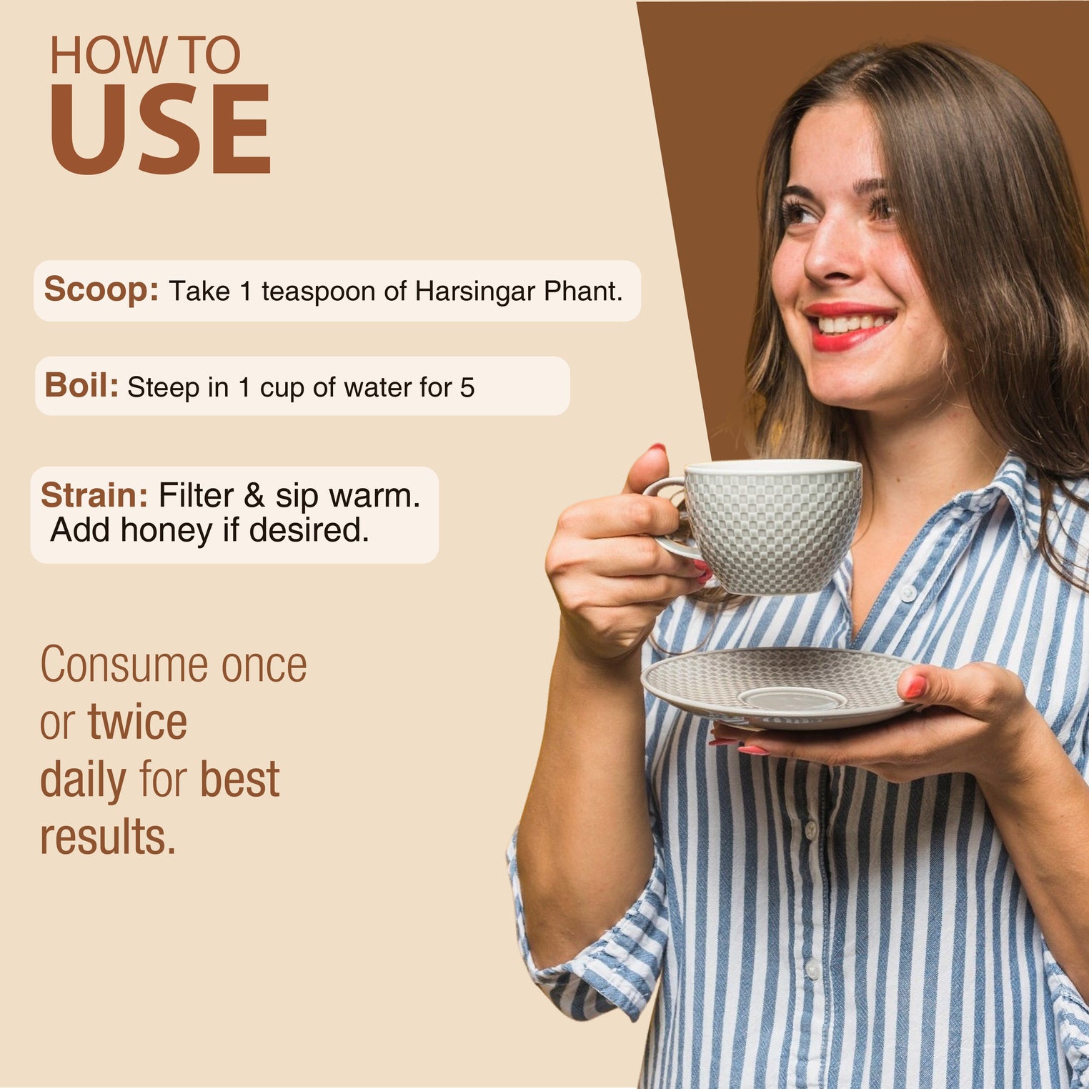 Harsingar Flower Tea (Phant) – Natural Herbal Brew for Pain Relief, Detox & Immunity – Net Qty: 200g