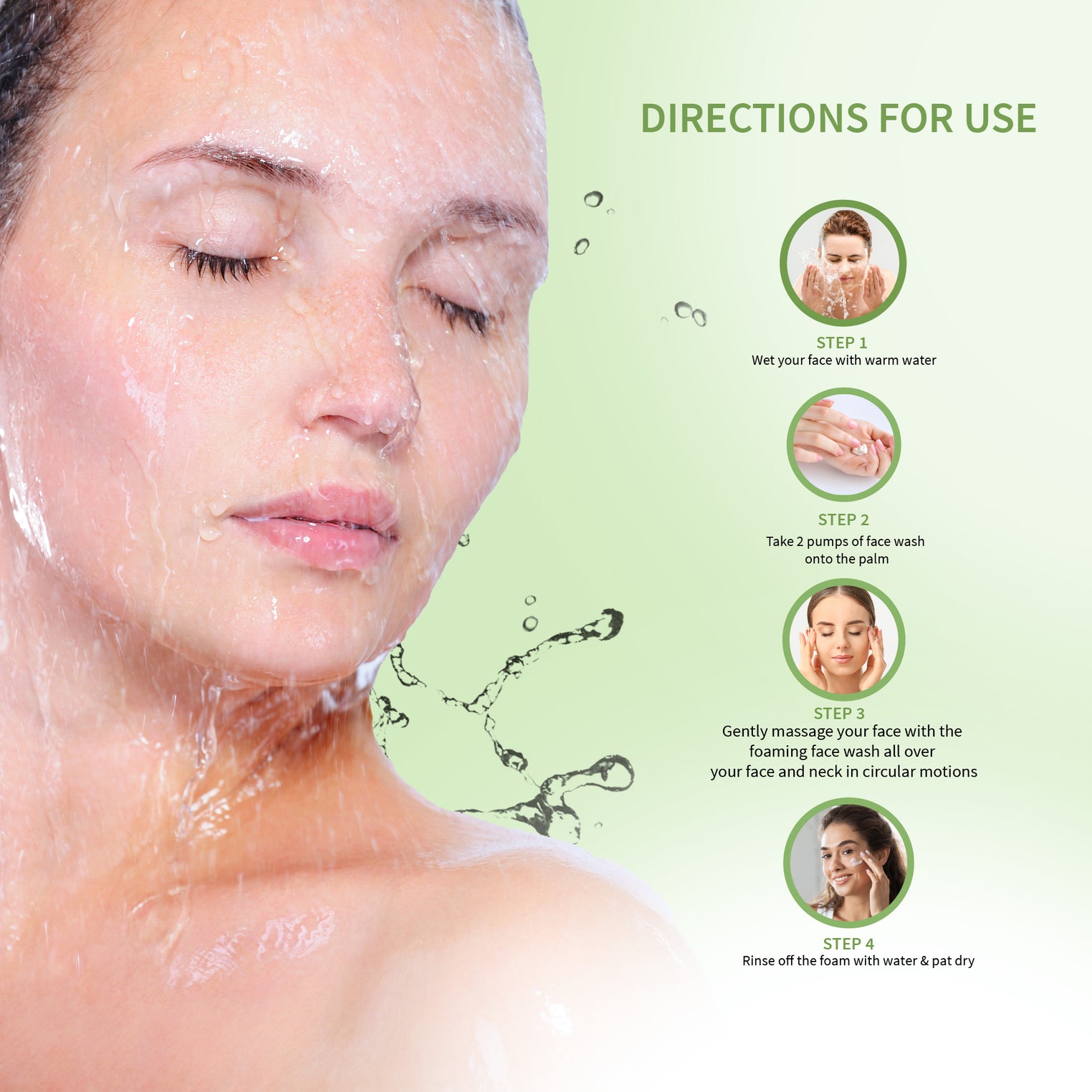 Deep Clean Foaming Face Wash With Ultra-Refreshing Formula ( Net Qty-100ml )