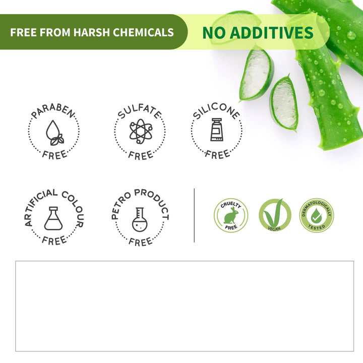 Ayouthveda Aloe Vera Shampoo for Hair Fall Control, Dandruff & Itchy Scalp | Sulphate & Paraben Free | Enriched with Aloe Vera, Reetha & Hibiscus  – 250ml