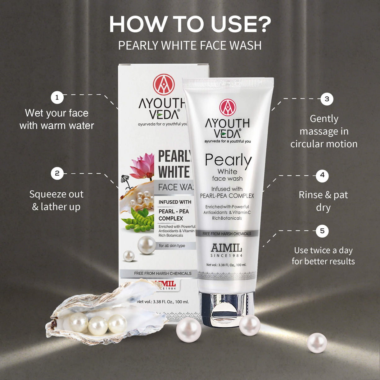 Luxury Face Wash Combo Pack of 2 (100ml Each) | Deep Cleansing & Skin Refresh