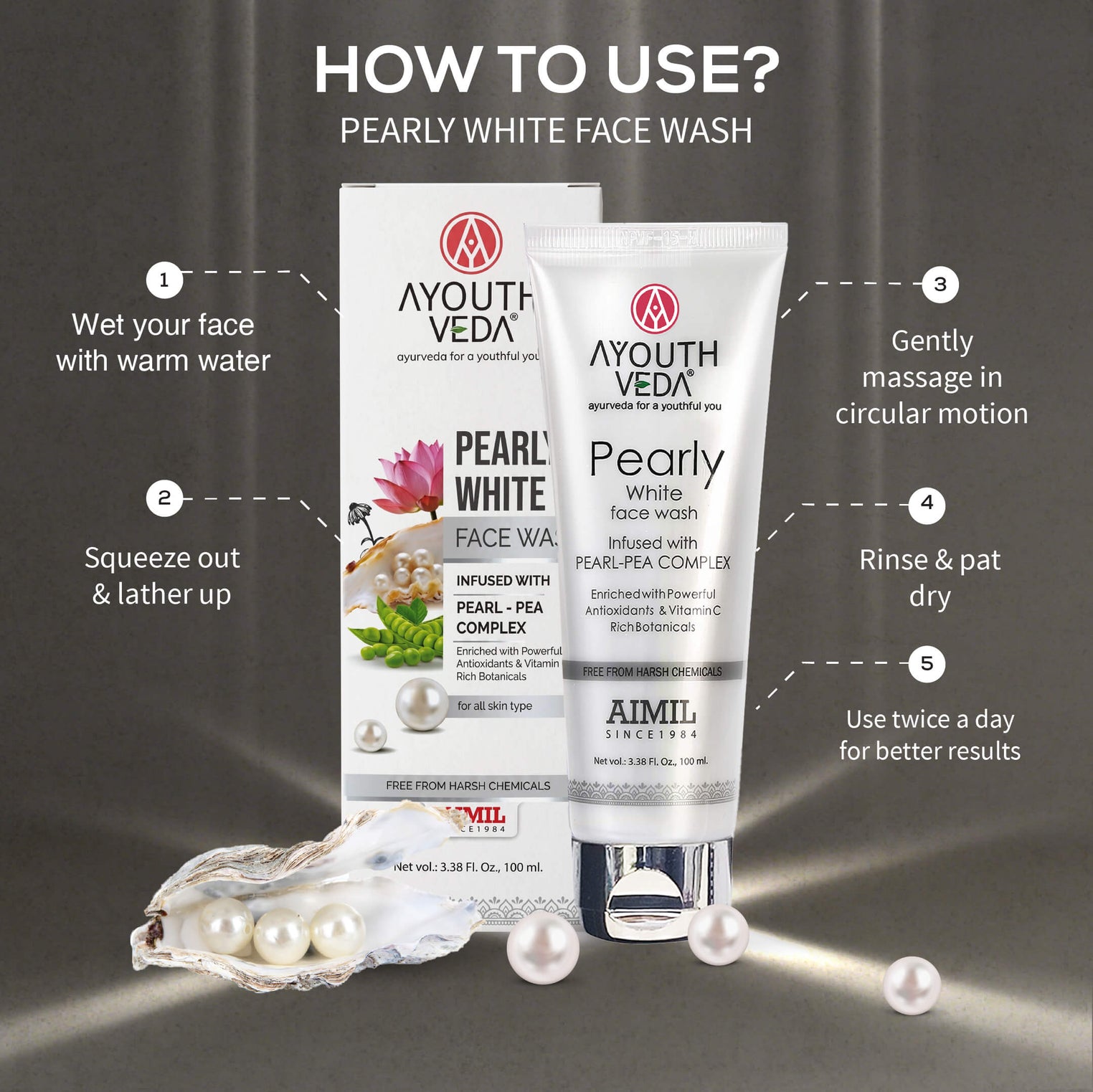 Luxury Face Wash Combo Pack of 2 (100ml Each) | Deep Cleansing & Skin Refresh