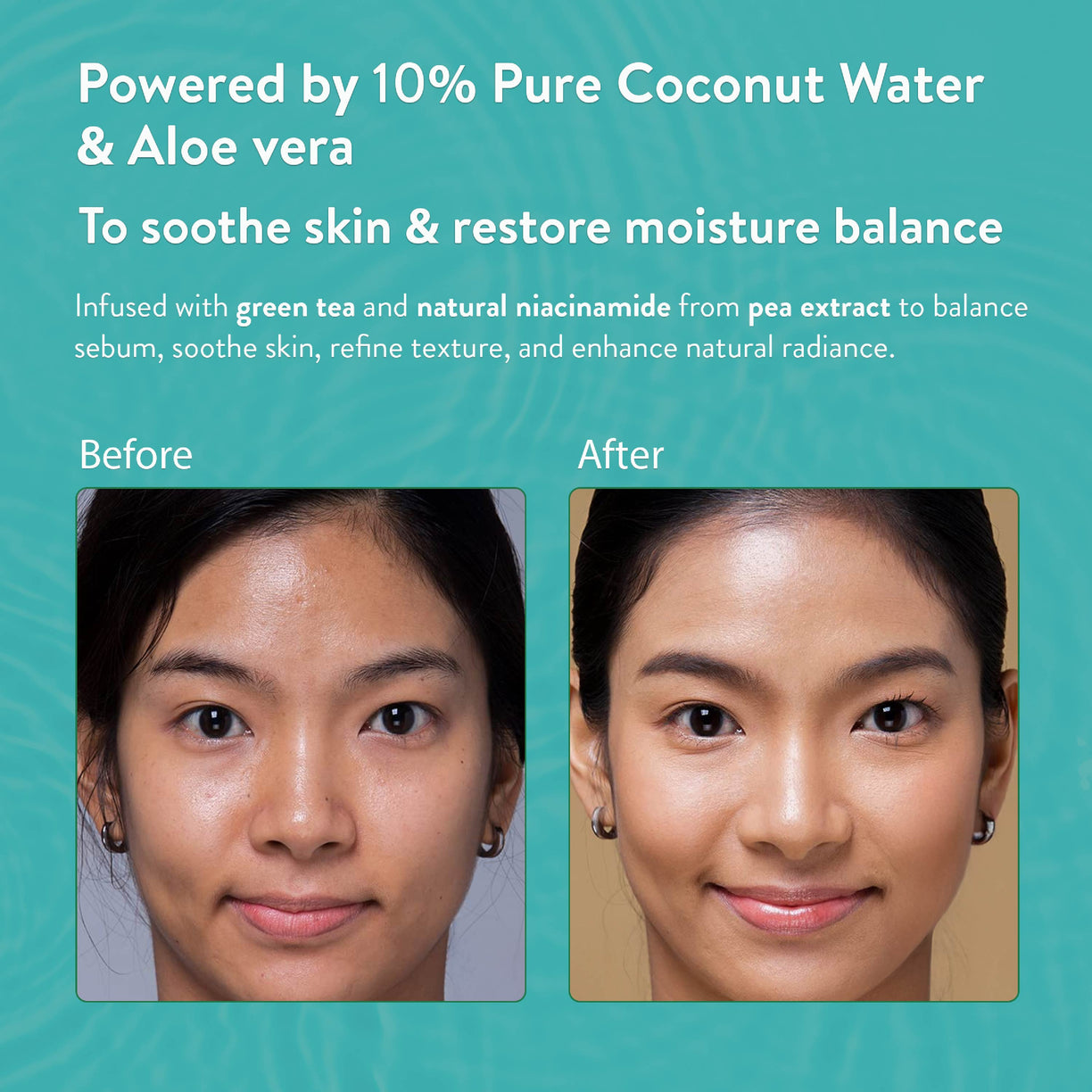 Ayouthveda Ultra Hydrating Face Emulsion Cream | Nature’s Goodness for 24 hours Hydration | Moisturizes, Tones, and Brightens Skin | With Coconut Water, Aloe Vera, and Green Tea | Net. qty - 60g