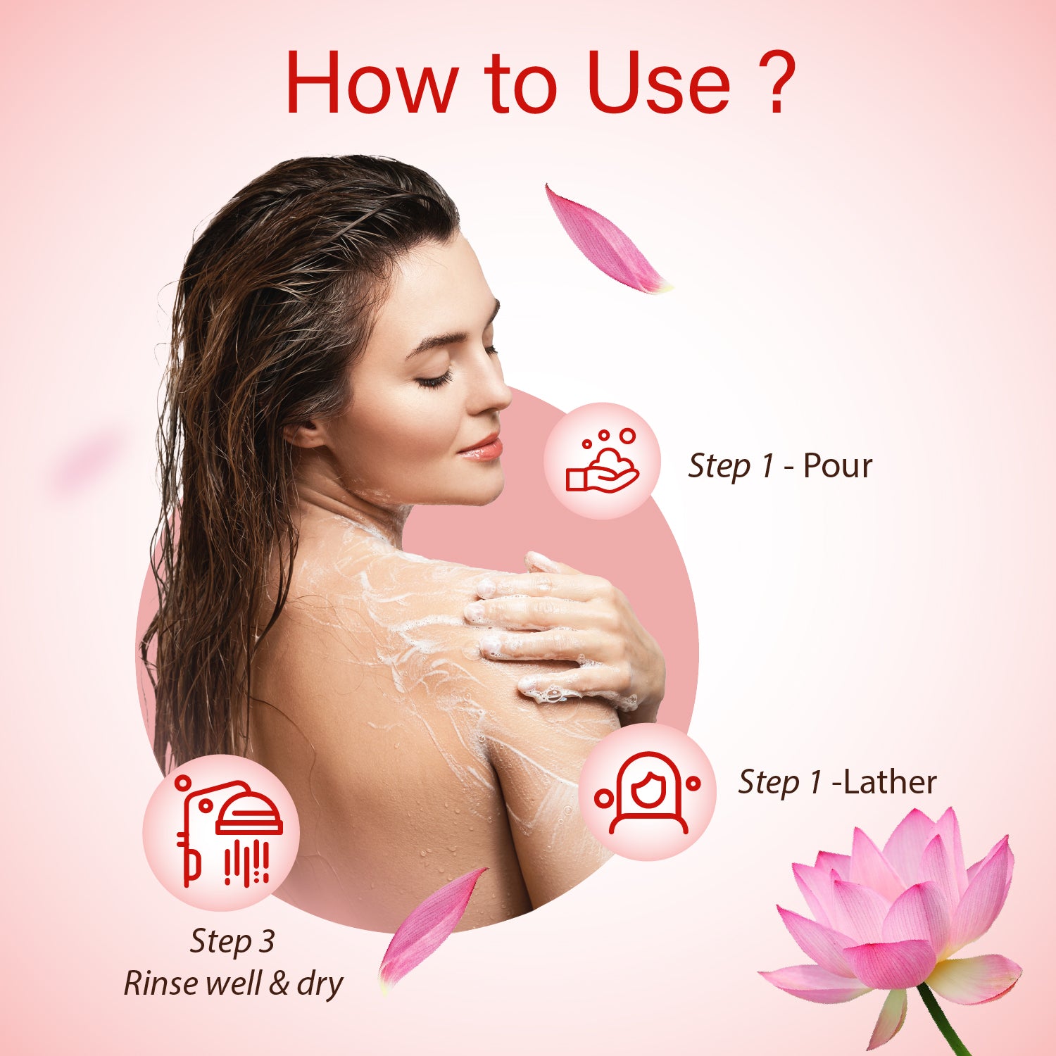 Ayouthveda Flora Gardenia Shower Gel for Women & Men | With Chamomile, Lotus & Butea for Skin Rejuvenation & Relaxation | For All Skin Types | (250 ml)