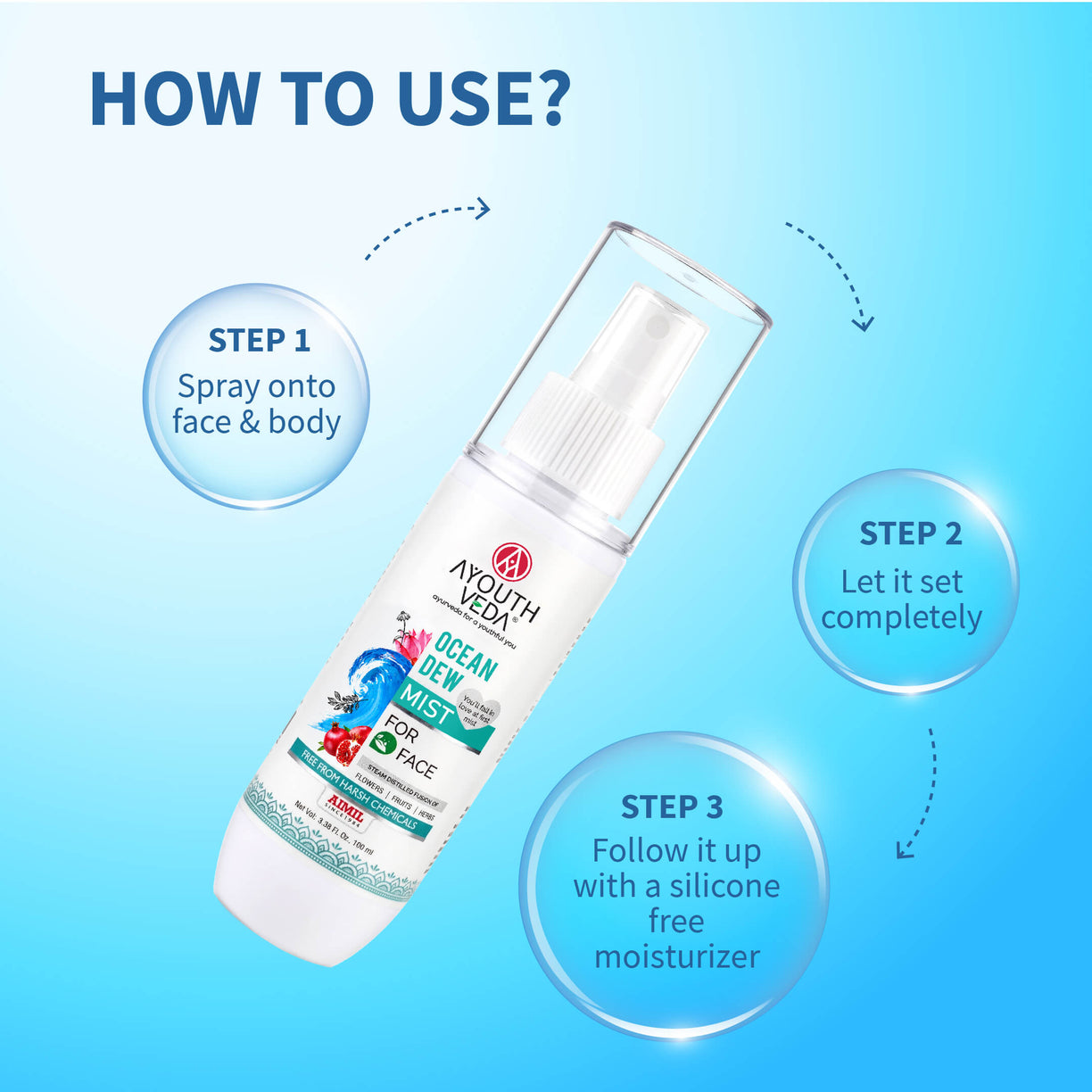 Ocean Dew Mist to keep your skin hydrated all day 100ml