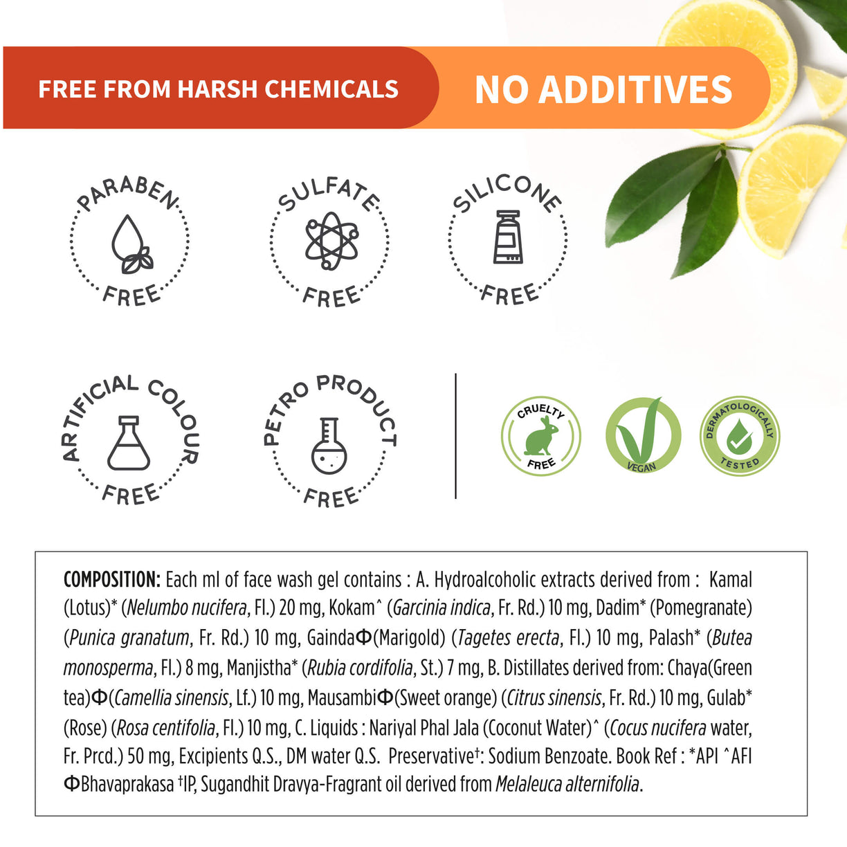 Ayouthveda Vitamin-C Facial Cleanser with Indian Gooseberry, Lemon, Orange & Hibiscus Extracts | Gently Exfoliates, Promotes Collagen & Brightens Skin | Suitable for All Skin Types | 100g