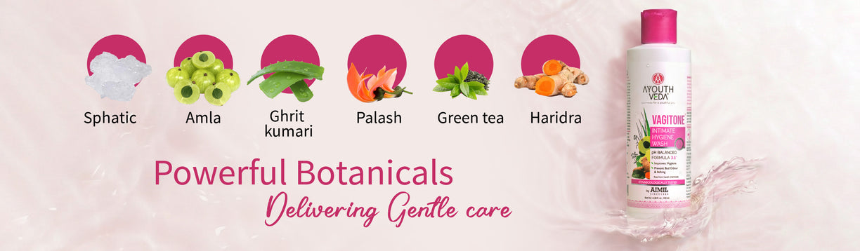 Vagitone Intimate Hygiene Wash for Your Everyday True Comfort. 180 ml (Pack of 2)