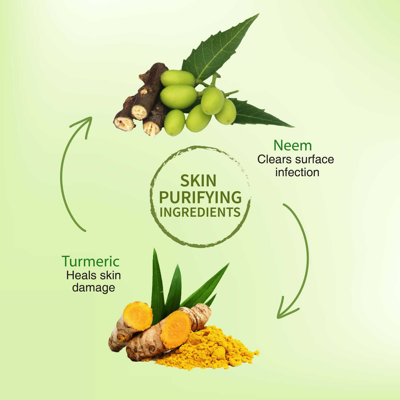 Neem & Turmeric Soap 100 g each pack of 2