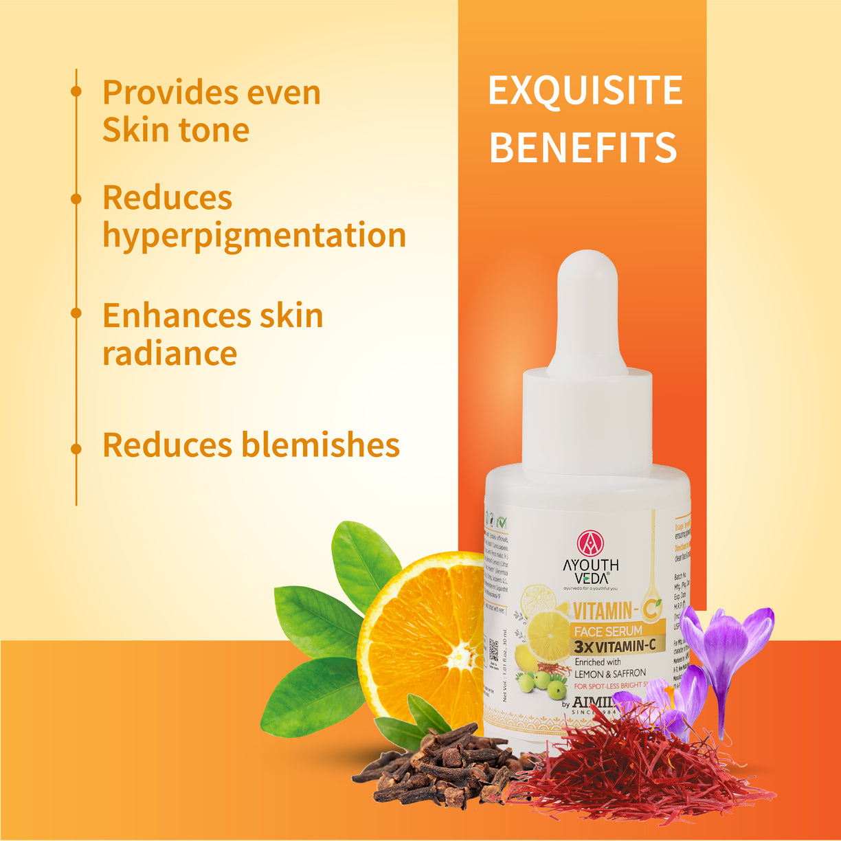 Vitamin C Glow Boost Duo | Vitamin-C Facial Cleanser (100 g) | Vitamin-C Face Serum (30 ml)