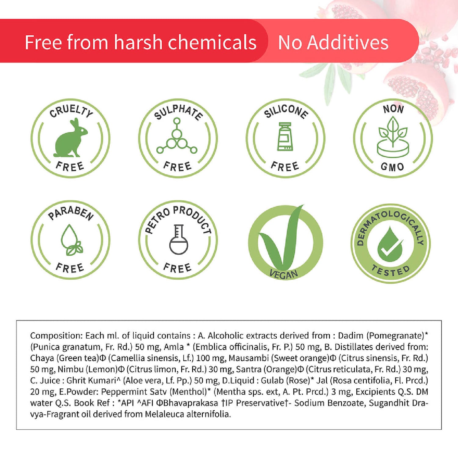 Ayouthveda Acne Enemy Clarifying Toner | With Green Tea, Witch Hazel, Pomegranate & Aloe Vera | Gently Remove Impurities, Balance Oil & Calm Acne-Prone Skin with Refreshing Formula | Net Qty - 100 ml