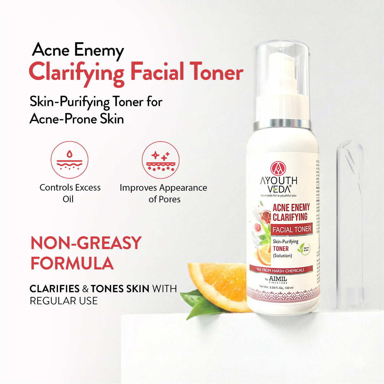 Ayouthveda Acne Enemy Clarifying Toner