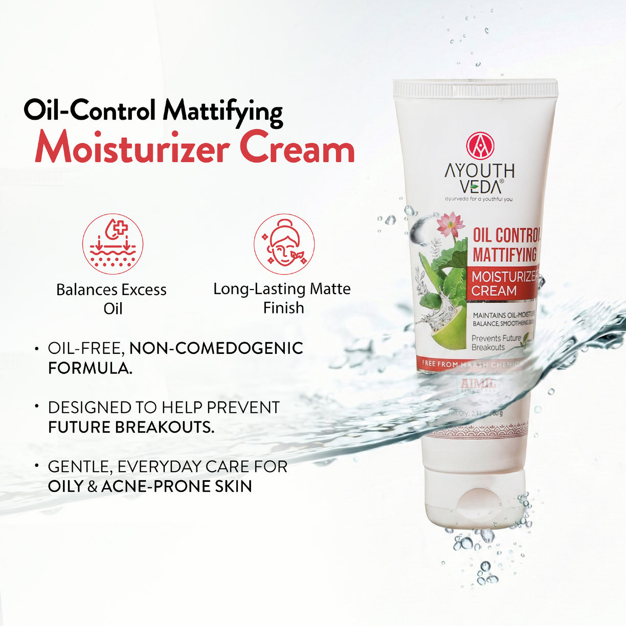 Ayouthveda Oil Control Mattifying Moisturizer Cream