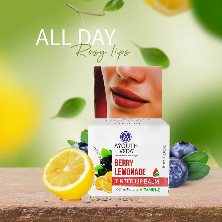 Berry Lemonade Tinted Balm ( Net Qty-10g ) - Ayouthveda