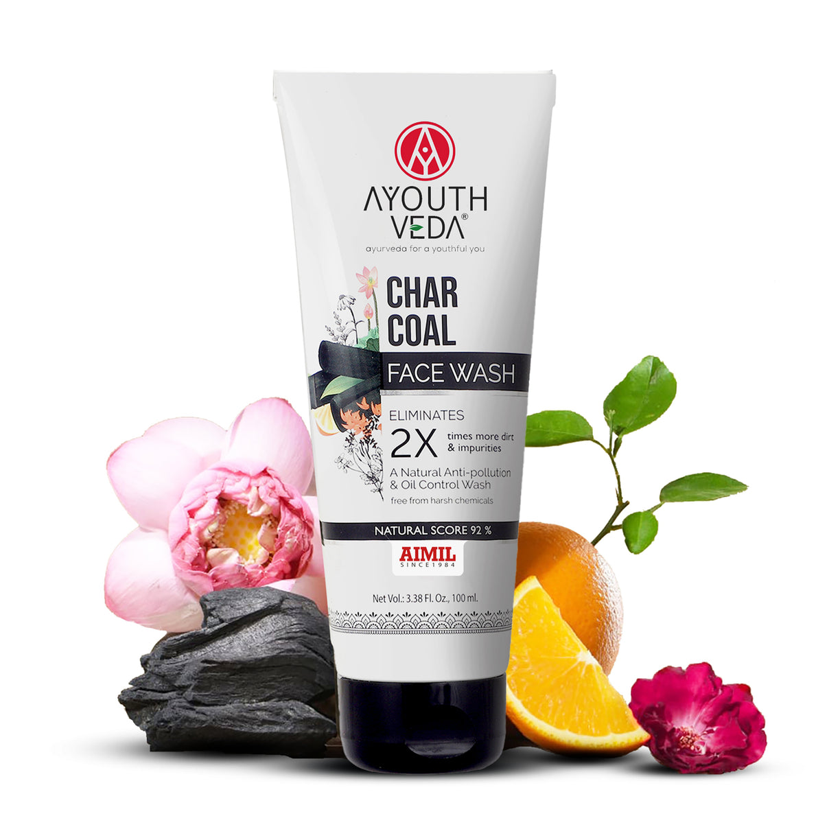 AYOUTHVEDA CHARCOAL FACE WASH 