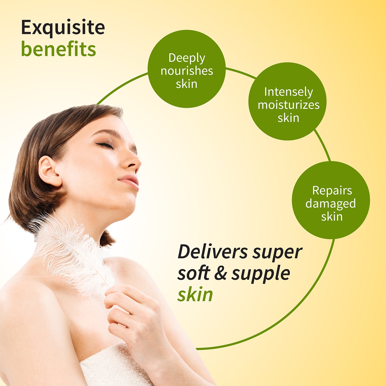 Feather Touch Moisturizing Body Lotion With Aloe vera (Net Qty- 200ml) - Ayouthveda