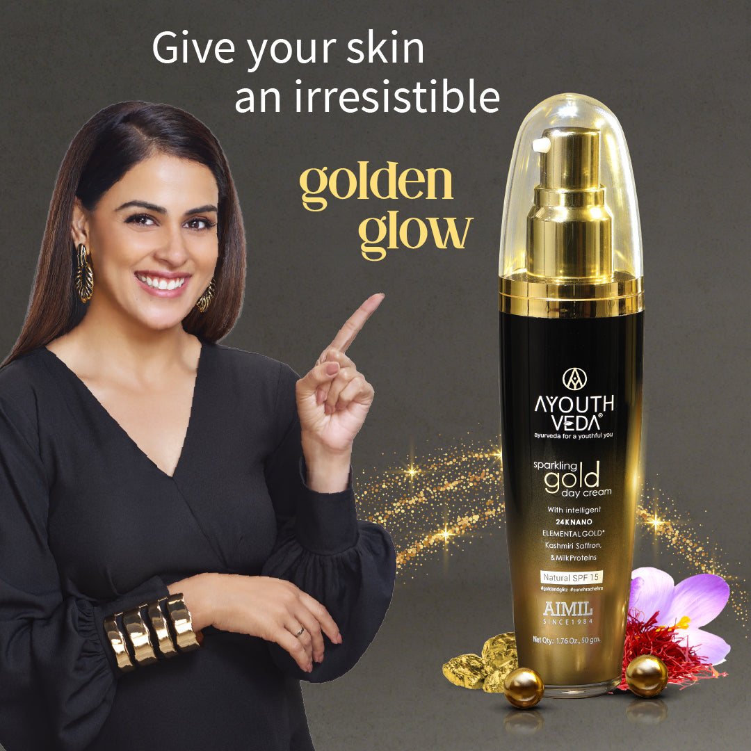Sparkling Gold Day Cream With 24k Gold & Saffron