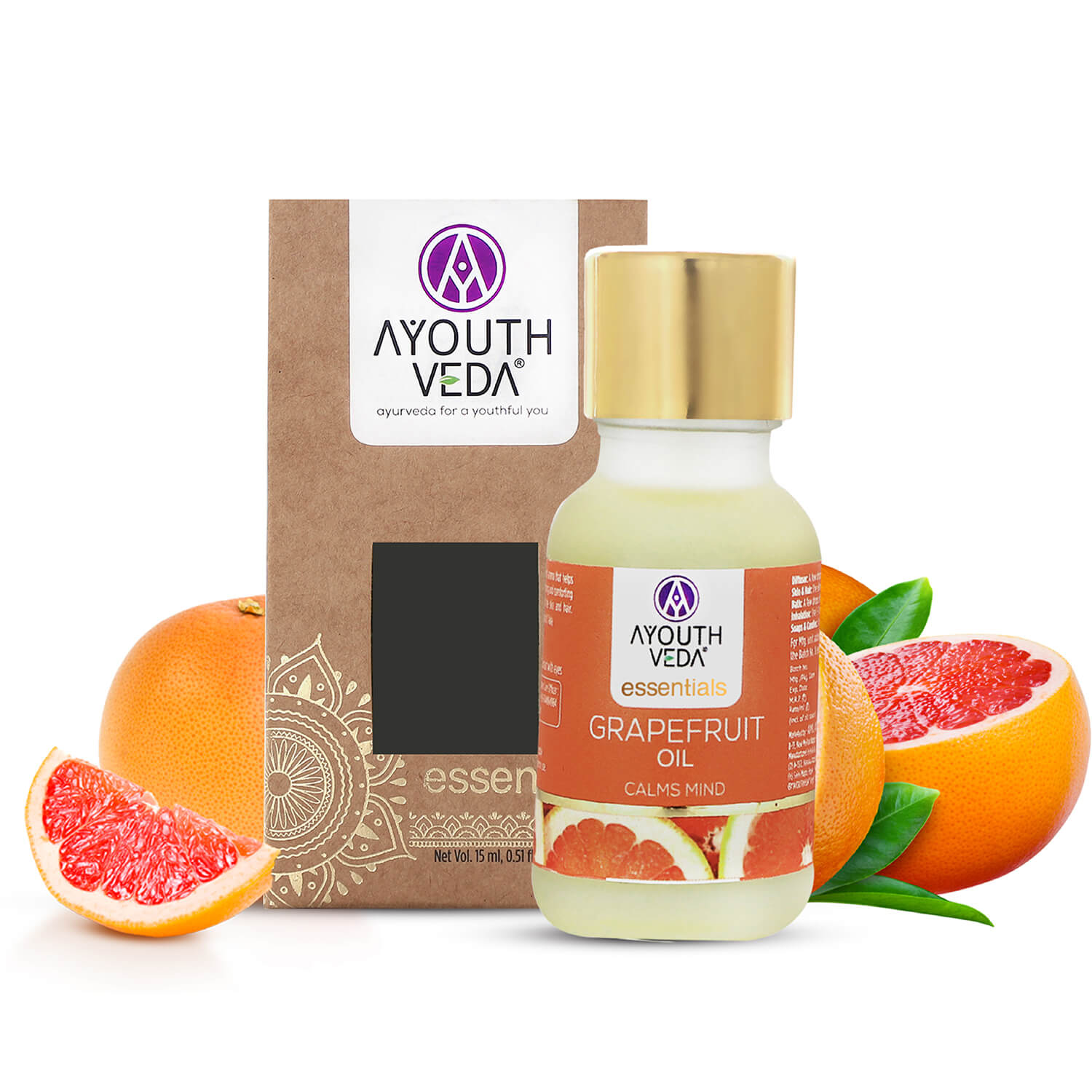 Grape Fruit Essential Oil ( Net Qty-15 ml) - Ayouthveda