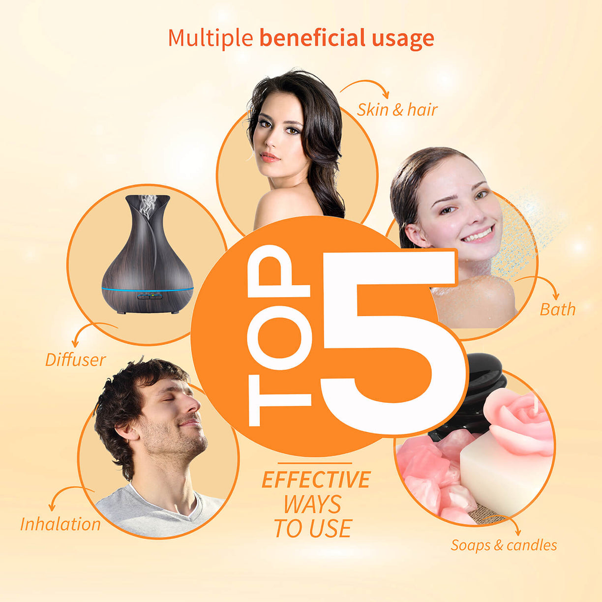 Grape Fruit Essential Oil ( Net Qty-15 ml) - Ayouthveda