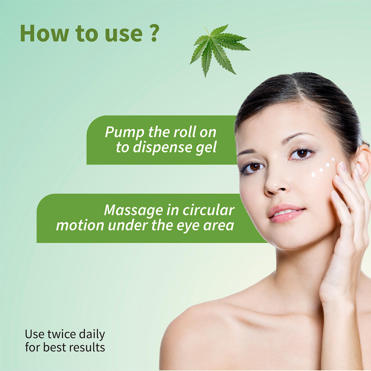 Hemp Seed Under Eye Gel For Reducing Dark Circles ( Net Qty -15ml) - Ayouthveda