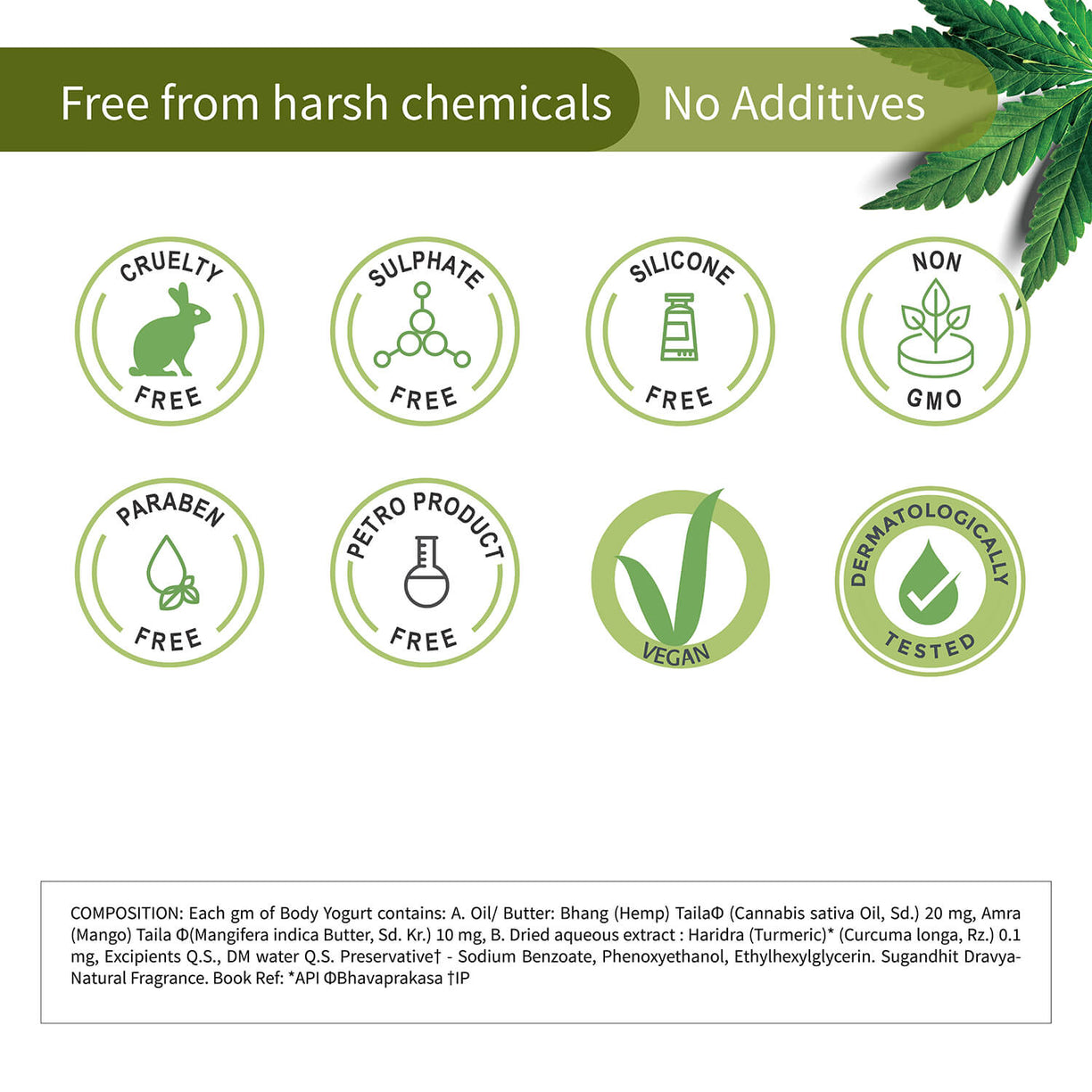 Ayouthveda Hemp Seed Body Yogurt for All Skin Types - Net Qty- 200g - Ayouthveda