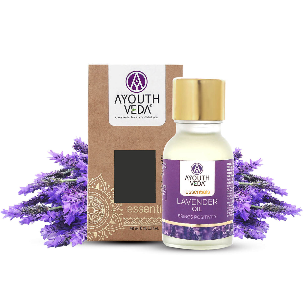 Lavender Essential Oil 15 ml - Ayouthveda