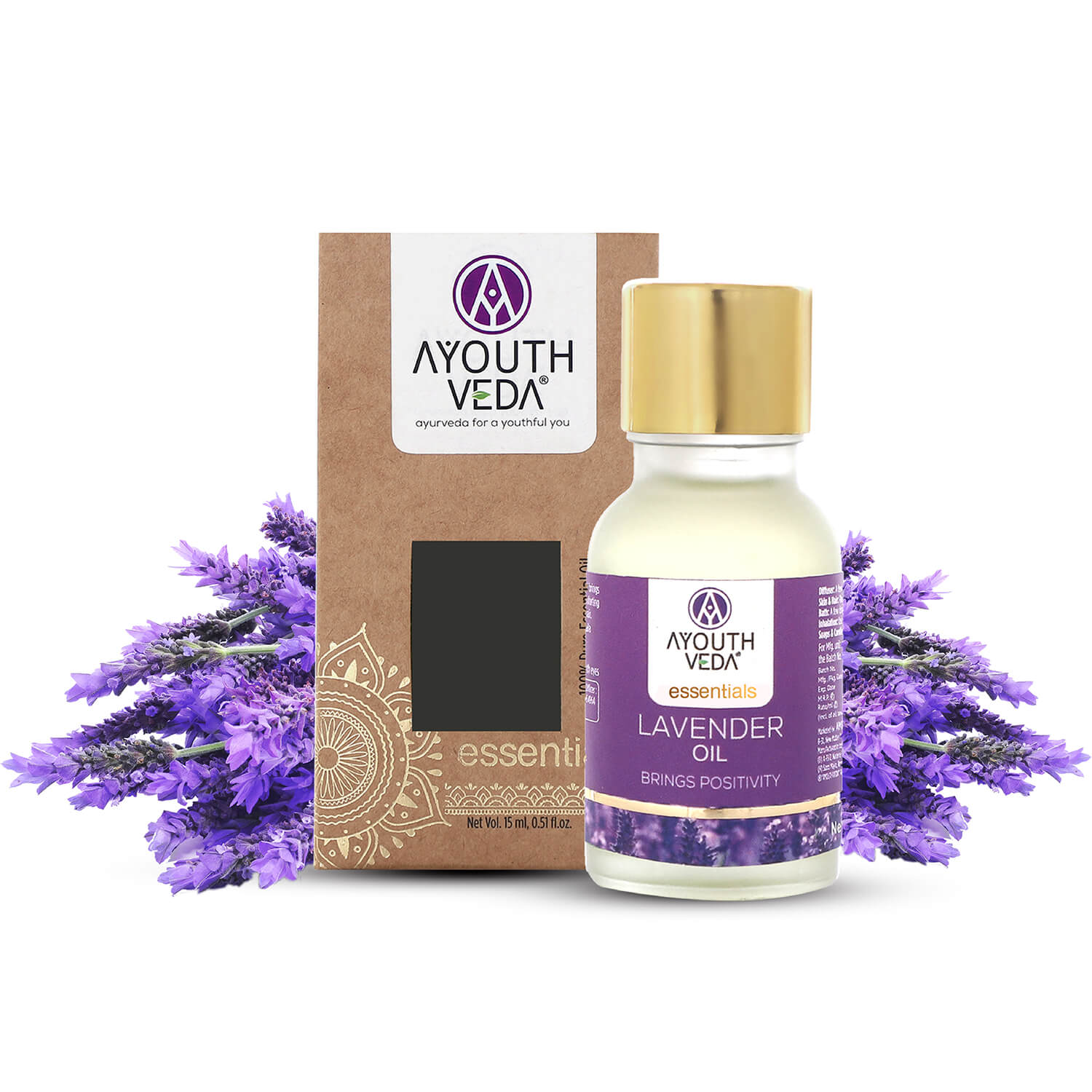 Lavender Essential Oil 15 ml - Ayouthveda