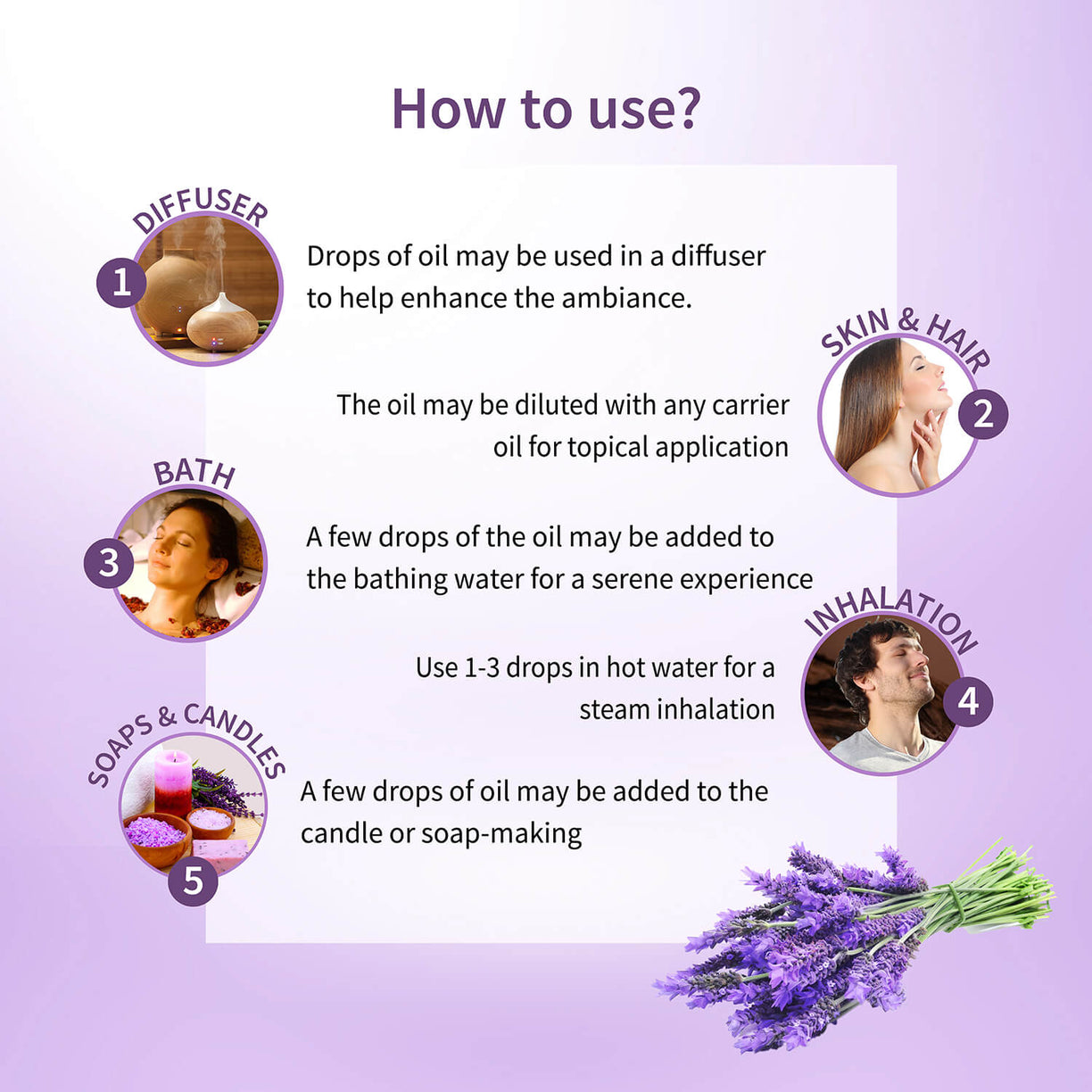 Lavender Essential Oil 15 ml - Ayouthveda