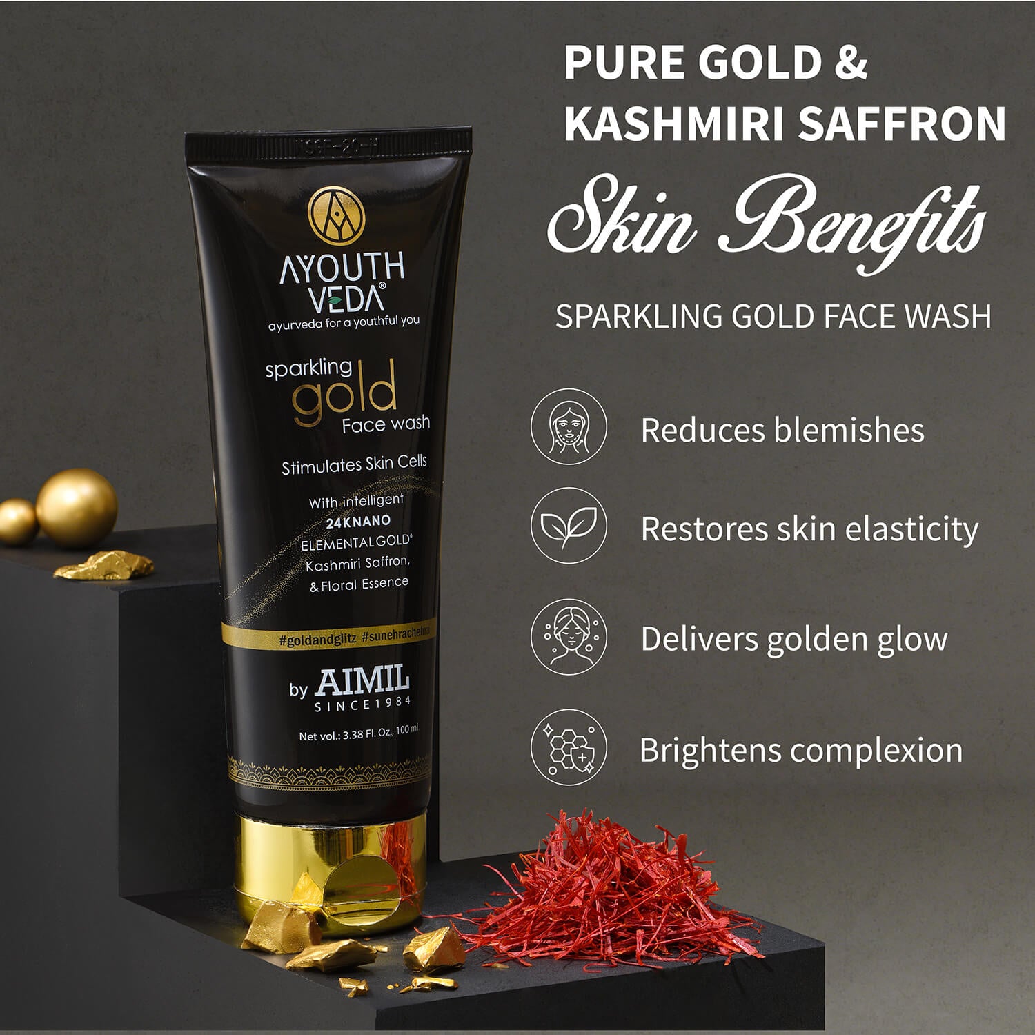 Luxury Face Wash (Set of 2*100) (100 Each ) - Ayouthveda