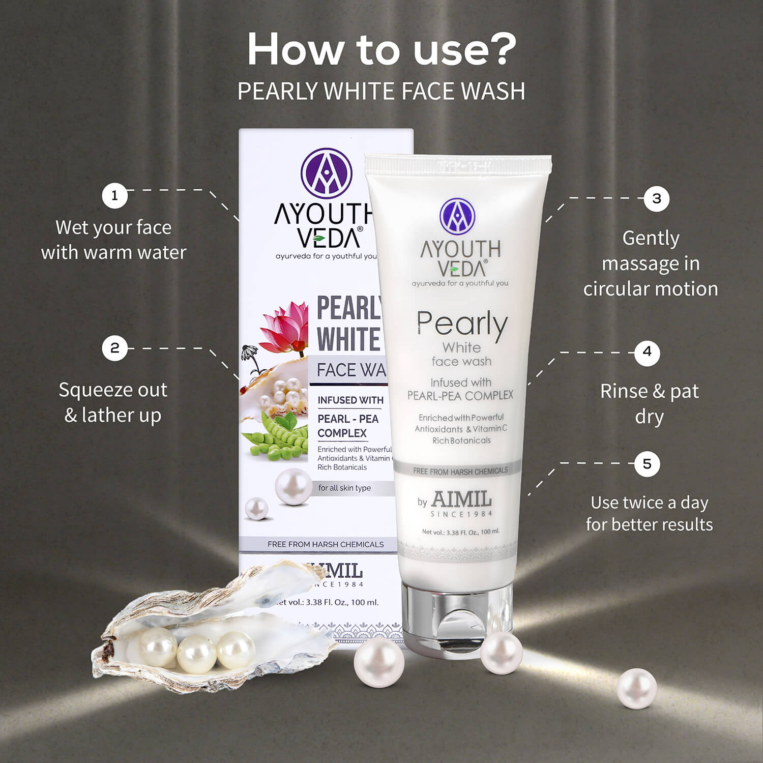 Luxury Face Wash (Set of 2*100) (100 Each ) - Ayouthveda