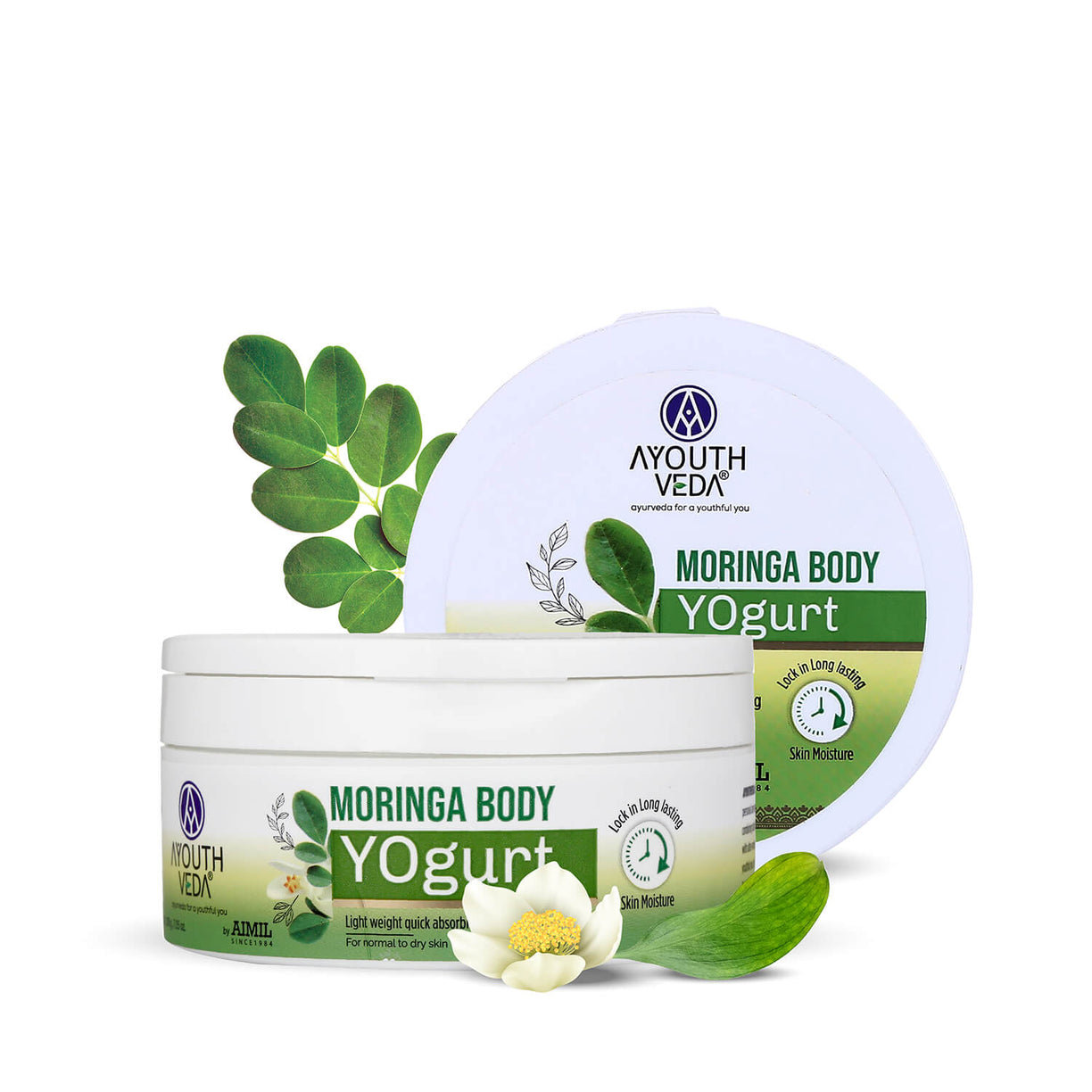 Moringa Body Yogurt for All Skin Types 200g - Ayouthveda