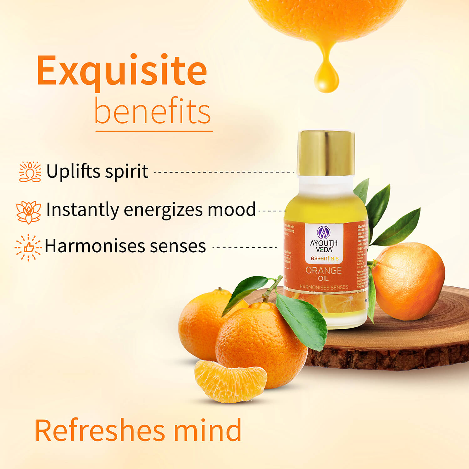 Orange Essential Oil 15 ml - Ayouthveda