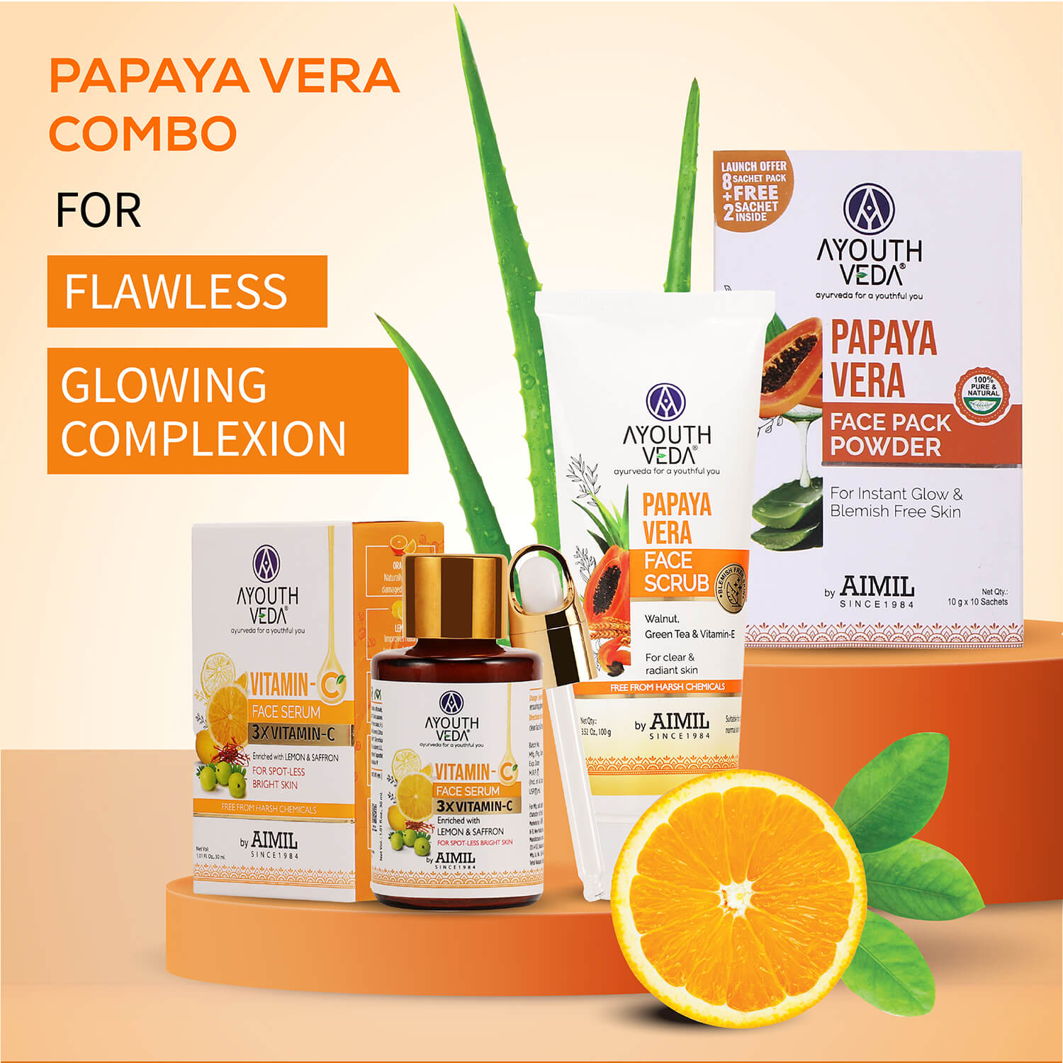 Papayavera Scrub 100g - Ayouthveda